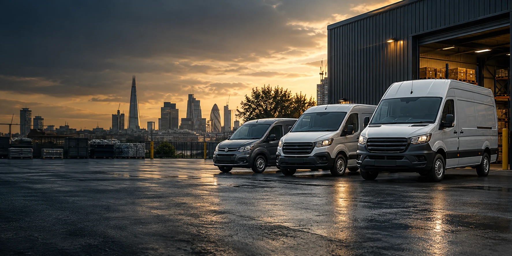 Van Fleet — illustrative UK vehicle scene